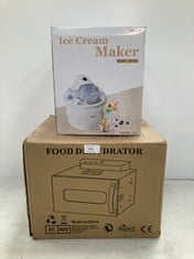 2 X KITCHEN ITEMS INCLUDING ICE CREAM MAKER FROM VPCOK - LOCATION 22A.