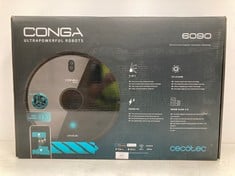 CECOTEC ROBOT HOOVER AND FLOOR MOPPER CONGA 6090 ULTRA. LASER, CYCLONIC TECHNOLOGY, VACUUMS, MOPS, SWEEPS AND MOPS, ROOMPLAN, OPTICAL SENSOR, APP, 10000 PA, 10 CLEANING MODES, VIRTUAL ASSISTANT (TOTA