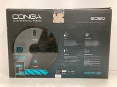 CECOTEC ROBOT HOOVER AND FLOOR MOPPER CONGA 6090 ULTRA. LASER, CYCLONIC TECHNOLOGY, VACUUMS, MOPS, SWEEPS AND MOPS, ROOMPLAN, OPTICAL SENSOR, APP, 10000 PA, 10 CLEANING MODES, VIRTUAL ASSISTANT (TOTA