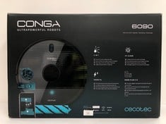 CECOTEC ROBOT HOOVER AND FLOOR MOPPER CONGA 6090 ULTRA. LASER, CYCLONIC TECHNOLOGY, VACUUMS, MOPS, SWEEPS AND MOPS, ROOMPLAN, OPTICAL SENSOR, APP, 10000 PA, 10 CLEANING MODES, VIRTUAL ASSISTANT (P.V.