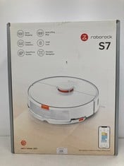 ROBOROCK S7 ROBOT HOOVER WITH ALEXA 2500PA APP MONITORING MULTILEVEL MAPPING CARPET DETECTION FLOATING RUBBER BRUSH AUTOMATIC LIFT SMART PET [WHITE] (TOTAL P.V.P 236€) - LOCATION 24A.