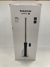 TAURUS - TOWER FAN BABEL INVISIBLE 30W, HEIGHT 103 CM, 12 SPEEDS AND 3 MODES, DIGITAL DISPLAY AND CONTROL, REMOVABLE DUST FILTER, SILENT, COLOUR BLACK (TOTAL P.V.P 140€)- LOCATION 20A.