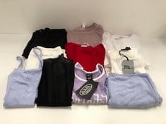 10 X GARMENTS VARIOUS BRANDS AND SIZES INCLUDING TOP VON DUTCH SIZE L (TOTAL P.V.P. 288€) - LOCATION 45B.