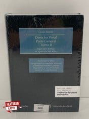 LIBRO DE DERECHO PENAL PARTE GENERAL TOMO II THOMSON REUTERS - LOCATION 10B.