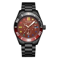 LIMITED EDITION SWAN & EDGAR HAND ASSEMBLED SPORTS PRISM AUTOMATIC BLACK WATCH – SKU: SE01052