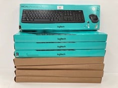 8 X LOGITECH KEYBOARDS MODEL MK270 (PARTS MAY BE MISSING)- LOCATION 3B.