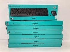 7 X LOGITECH KEYBOARDS MODEL MK270 (PARTS MAY BE MISSING)- LOCATION 7B.