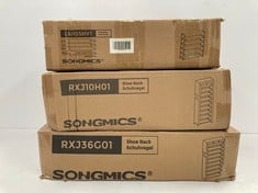 3 X SONGMICS FURNITURE VARIOUS MODELS INCLUDING RXJ36G01(PARTS MAY BE MISSING) - LOCATION 11B.