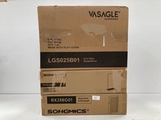 3 X SONGMICS AND VASAGLE FURNITURE VARIOUS MODELS INCLUDING LGS025B01 (PARTS MAY BE MISSING) - LOCATION 11B.