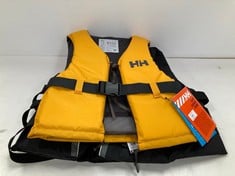 2 X LIFEJACKETS VARIOUS BRANDS INCLUDING A MUSTARD HH AND A BLACK O'NEIL - LOCATION 27B.