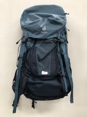 MOUNTAIN BACKPACK DEUTER MODEL FUTURA AIR TREK 50+10 BLUE COLOUR - LOCATION 39B.