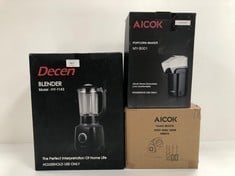 3 X ASSORTED KITCHEN ITEMS INCLUDING DECEN BLENDER - LOCATION 40B.