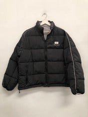 IETS FRANS REVERSIBLE DOWN JACKET SIZE M BLACK AND GREY - LOCATION 16B.