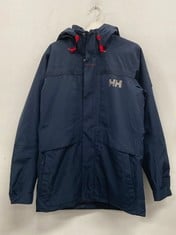 HELLY HANSEN COAT NAVY BLUE COLOUR SIZE M - LOCATION 1C.