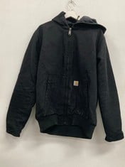 CARHARTT COAT BLACK COLOUR SIZE M - LOCATION 5C.