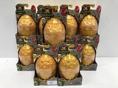 11 X DINO GOLD TREASURE EGGS - LOCATION 14C.