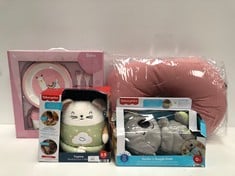 4 X ASSORTED BABY ITEMS INCLUDING KOALA BEDTIME FISHER PRICE - LOCATION 6C.