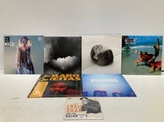 7 X VINYL VARIOUS ARTISTS INCLUDING THE KILLERS HOT FUSS - LOCATION 3C.