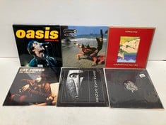 6 X VINYLS VARIOUS ARTISTS INCLUDING OASIS - LOCATION 7C.