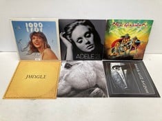 6 X VINYLS VARIOUS ARTISTS INCLUDING ADELE21 - LOCATION 7C.