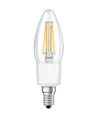 9 X LEDVANCE SMART LED BULB WITH WIFI TECHNOLOGY, E14 SOCKET, DIMMABLE, WARM WHITE (2700K), CANDLE SHAPE, TRANSPARENT FILAMENT, CONTROLLABLE WITH ALEXA, GOOGLE AND APP - LOCATION 19C.