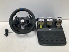 STEERING WHEEL AND PEDALS LOGITECH MODEL G923 BLACK (WITHOUT BOX AND WITHOUT CHARGER) - LOCATION 27C.