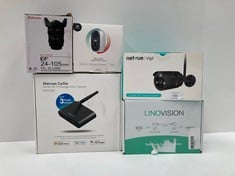 5 X ELECTRONICS ITEMS VARIOUS MAKES AND MODELS INCLUDING NETVUE OUTDOOR WIFI SECURITY CAMERA - LOCATION 48C.