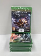 7 X XBOX GAMES VARIOUS MODELS INCLUDING WILD HEARTS GAME +12 EAOTIGINALS - LOCATION 48C.