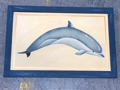 30 X STONE THE CROWS PAIR OF DOLPHIN HAND PAINTINGS-HEIGHT 31CM - TOTAL RRP £2550