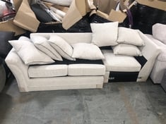 2 SEATER, CORNER SOFA PARTS IN NATURAL FABRIC (PARTS ONLY)