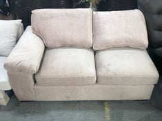 2 SEATER END SOFA PART IN BEIGE FABRIC (PART ONLY)