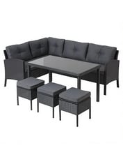 ORLANDO CORNER SOFA DINE SET - RRP £400