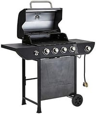 UNIFLAME 4 BURNER PROPANE GAS GRILL WITH SIDE BURNER - RRP £249