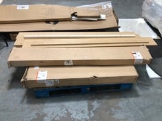 PALLET OF ASSORTED FURNITURE PARTS TO INCLUDE LA REDOUTE WOODEN STORAGE UNIT (PARTS ONLY) (KERBSIDE PALLET DELIVERY)