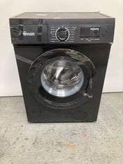 SWAN FREESTANDING WASHING MACHINE IN BLACK - MODEL NO. SW75110B - RRP £229