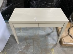 ASTLEY AMATO 2 DRAWER DRESSING TABLE IN CERAMIC GREY - RRP £538