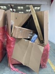 PALLET OF ASSORTED ITEMS TO INCLUDE VIDA DESIGNS NISHANO OVAL CHEVAL MIRROR (KERBSIDE PALLET DELIVERY)