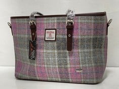 GLEN APPIN OF SCOTLAND HARRIS TWEED TOTE BAG - SPEY RRP- £109