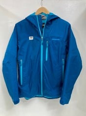 PATAGONIA HOODED JACKET AQUA BLUE SIZE SM RRP- £250