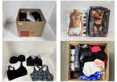 APPROX 20 ASSORTED ADULT UNDERWEAR TO INCLUDE CALVIN KLEIN 3-PACK LOW RISE TRUNKS BLACK SIZE XL