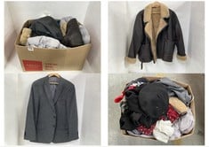 APPROX 20 ASSORTED ADULT CLOTHING TO INCLUDE JACAMO SINGLE BREASTED BLAZER DARK GREY SIZE 48R