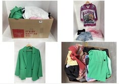 APPROX 20 ASSORTED ADULT CLOTHING TO INCLUDE F&F BLAZER GREEN SIZE 10