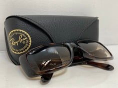 RAY-BAN WOMENS HAVANA SUNGLASSES IN BROWN - MODEL NO. RB4389 - RRP £164