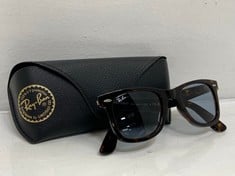 RAY-BAN ORIGINAL WAYFARER CLASSIC SUNGLASSES IN BROWN - MODEL NO. RB2140 - RRP £155