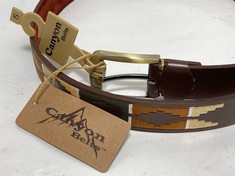 8 X CANYON BELTS BROWN/KHAKI ASSORTED SIZES TO INCLUDE SIZE M