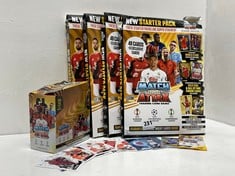 4 X TOPPS MATCH ATTACK TRADING CARD GAME STARTER PACK TO INCLUDE TOPPS MATCH ATTACK TRADING CARD GAME PACKS 12 CARDS PER PACKET