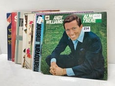 11 X ASSORTED VINYLS TO INCLUDE ANDY WILLIAMS ALMOST THERE