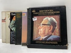 7 X ASSORTED VINYLS TO INCLUDE BEETHOVEN THE NINE SYMPHONIES