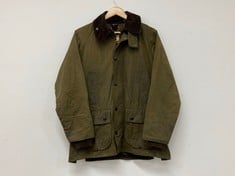 BARBOUR CLASSIC BEDALE COAT IN KHAKI SIZE 86CM - RRP £279