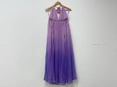 HELLOMOLLY LOVE LETTER TO YOU MAXI DRESS LILAC SIZE 8(SM) RRP- £95